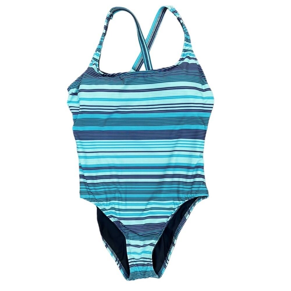 Next By Athena Tidal Stripe Cross-Back One-Piece … - image 3